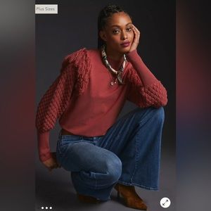 Anthropologie DOLAN Fringe Sweater